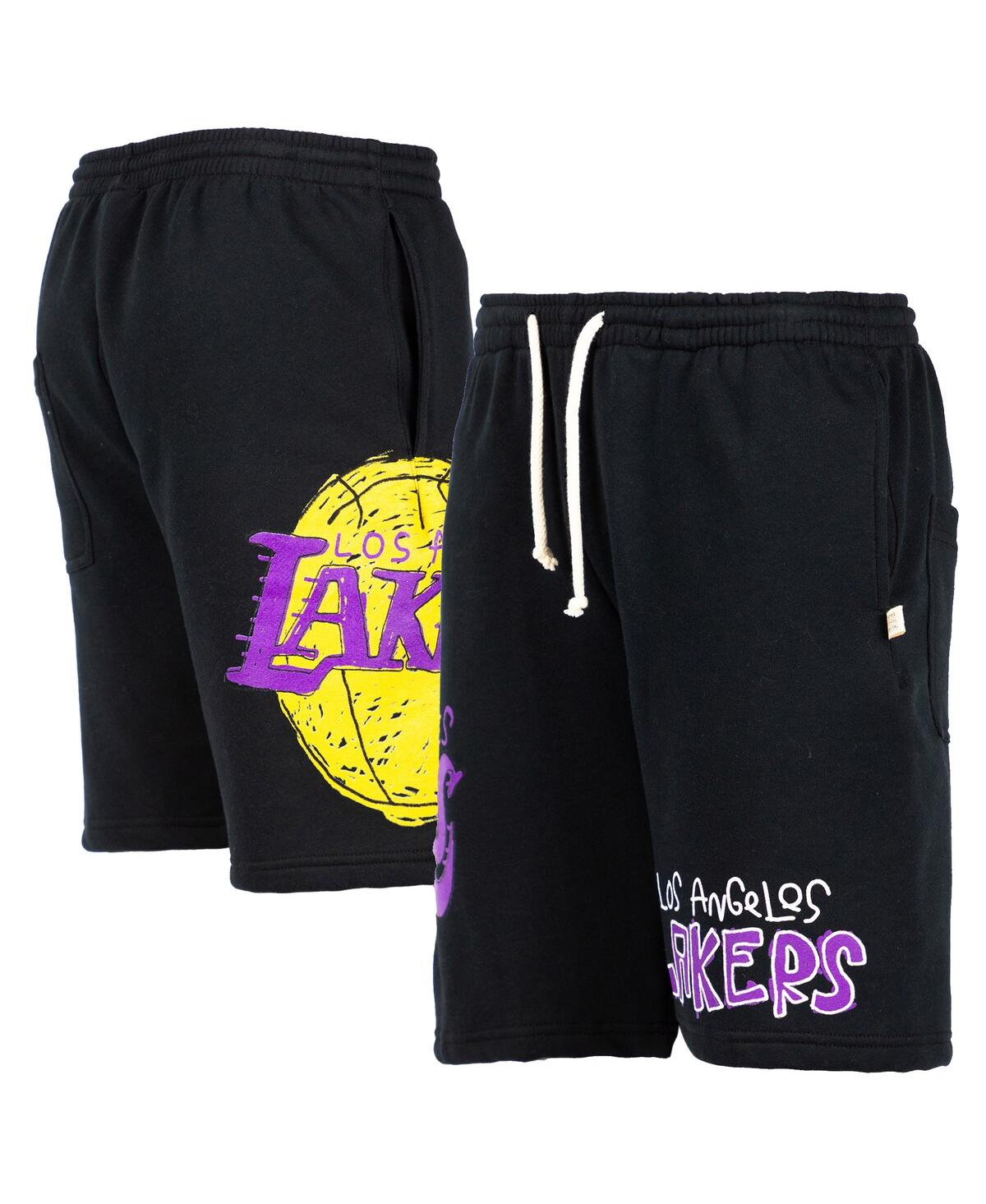 Men's Black Los Angeles Lakers Shorts - Black