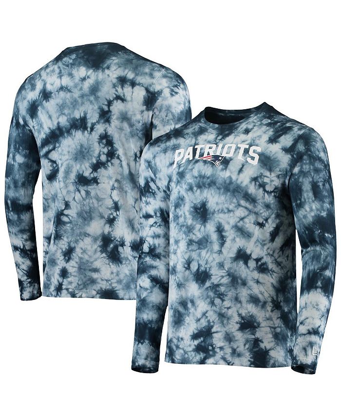 Women's New Era Navy Dallas Cowboys Tie-Dye Long Sleeve T-Shirt