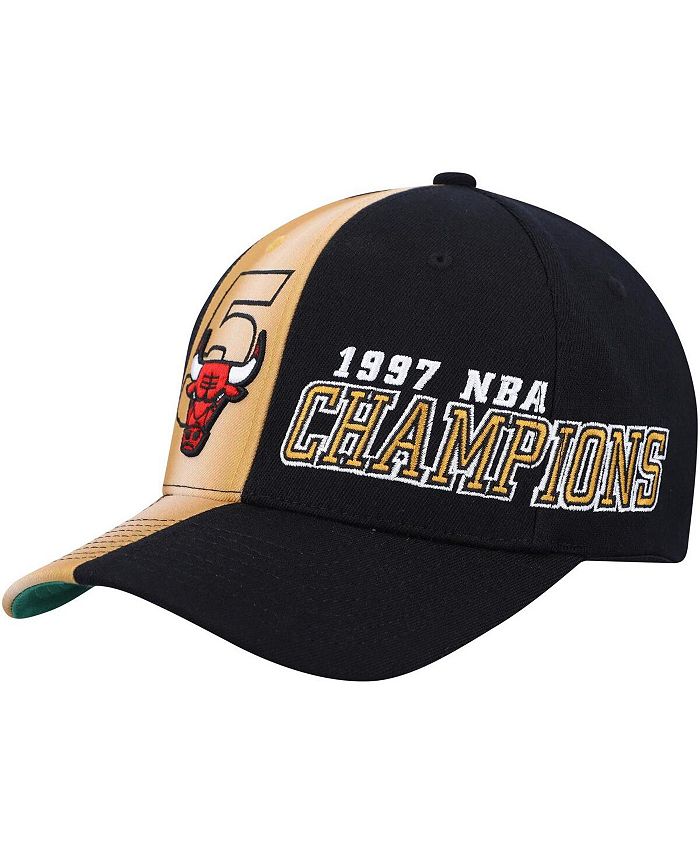 Lids Los Angeles Lakers Mitchell & Ness Hardwood Classics  Back-to-Back-to-Back NBA Champions Snapback Hat - Black/Gold