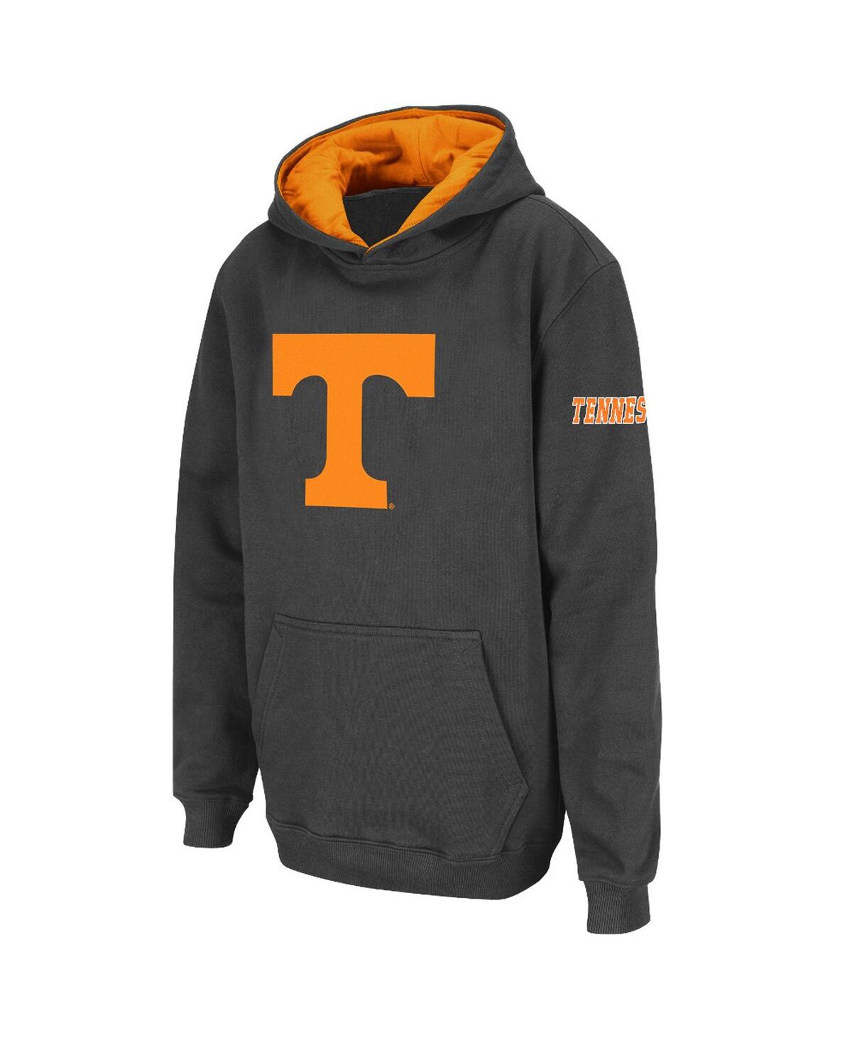 Big BoysTennessee Volunteers Big Logo Pullover Hoodie - Charcoal