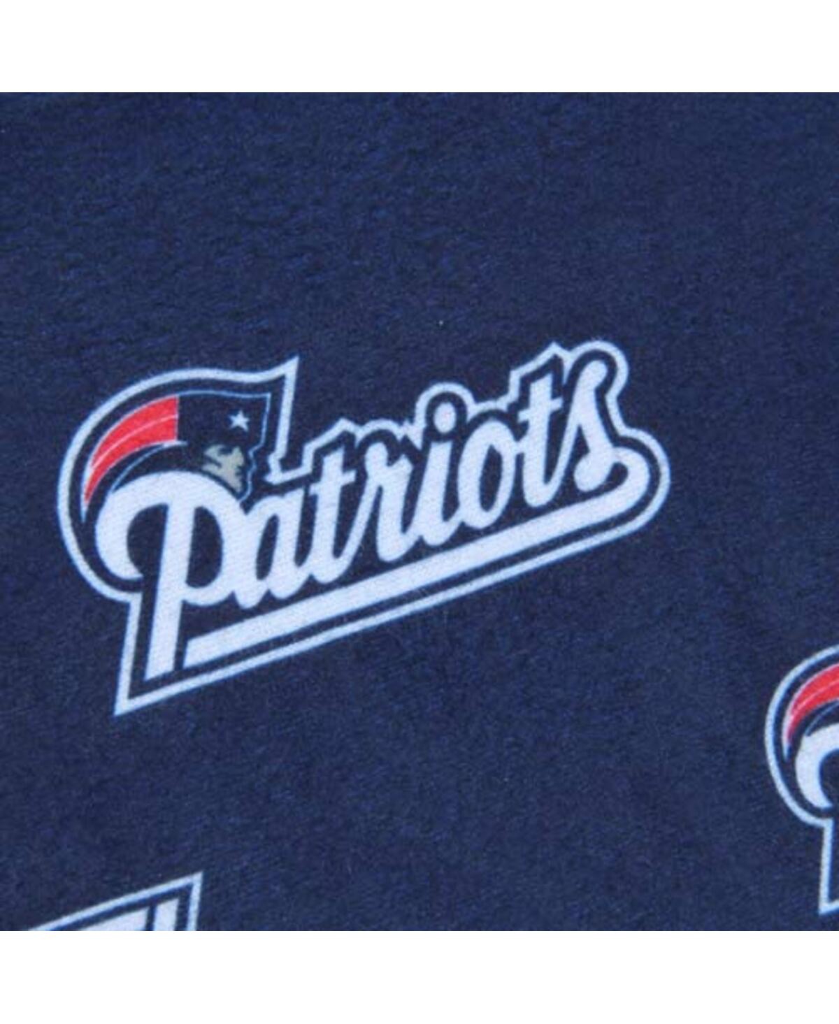Unisex Preschool ToddlerBlue New England Patriots Allover Logo Printed Pants - Navy