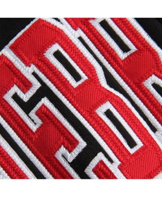 Women's Stadium Athletic Black Nebraska Huskers Arched Name Full-Zip Hoodie