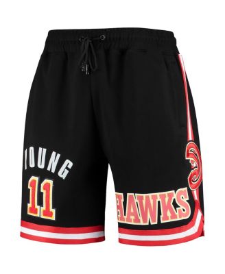 Men's Trae Young Black Atlanta Hawks Historic Logo Player Shorts