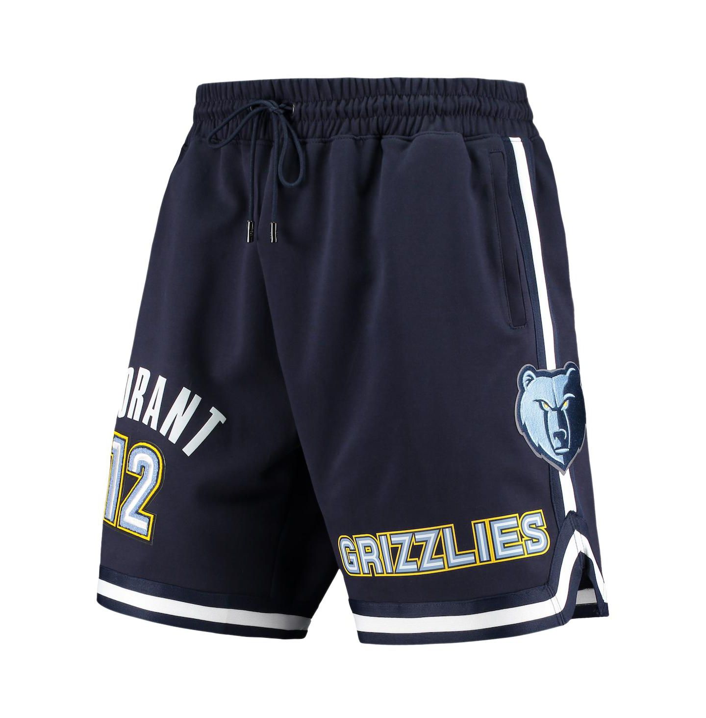 Мужские шорты Pro Standard Ja Morant Navy Memphis Grizzlies Team Player — фото 4