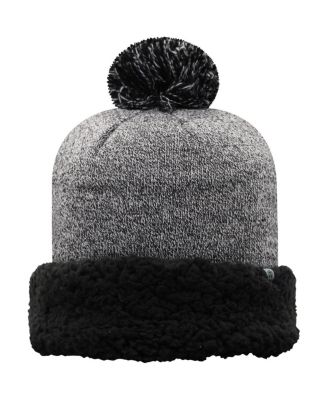 Women's Black Florida Gators Snug Cuffed Knit Hat with Pom