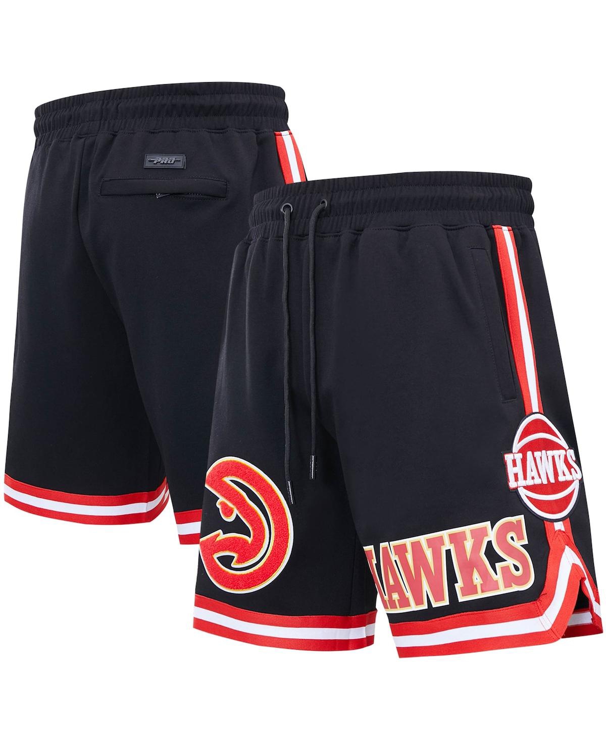 Men'sAtlanta Hawks Chenille Shorts - Black