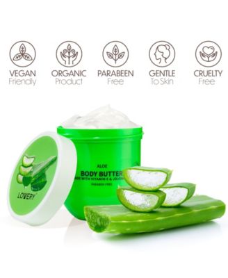 Aloe Scented Whipped Body Butter, Body Care Cream, 170ml
