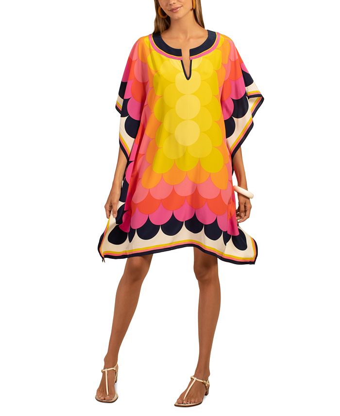 Trina Turk Theodora Printed Silk Shift Dress Macy's