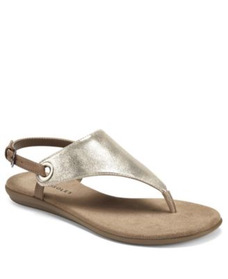 Silver Flat Sandals for Women - Macy's