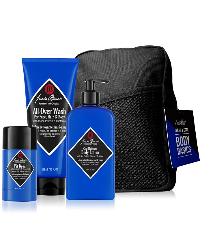 Jack Black - 4-Pc. Clean & Cool Body Basics Set