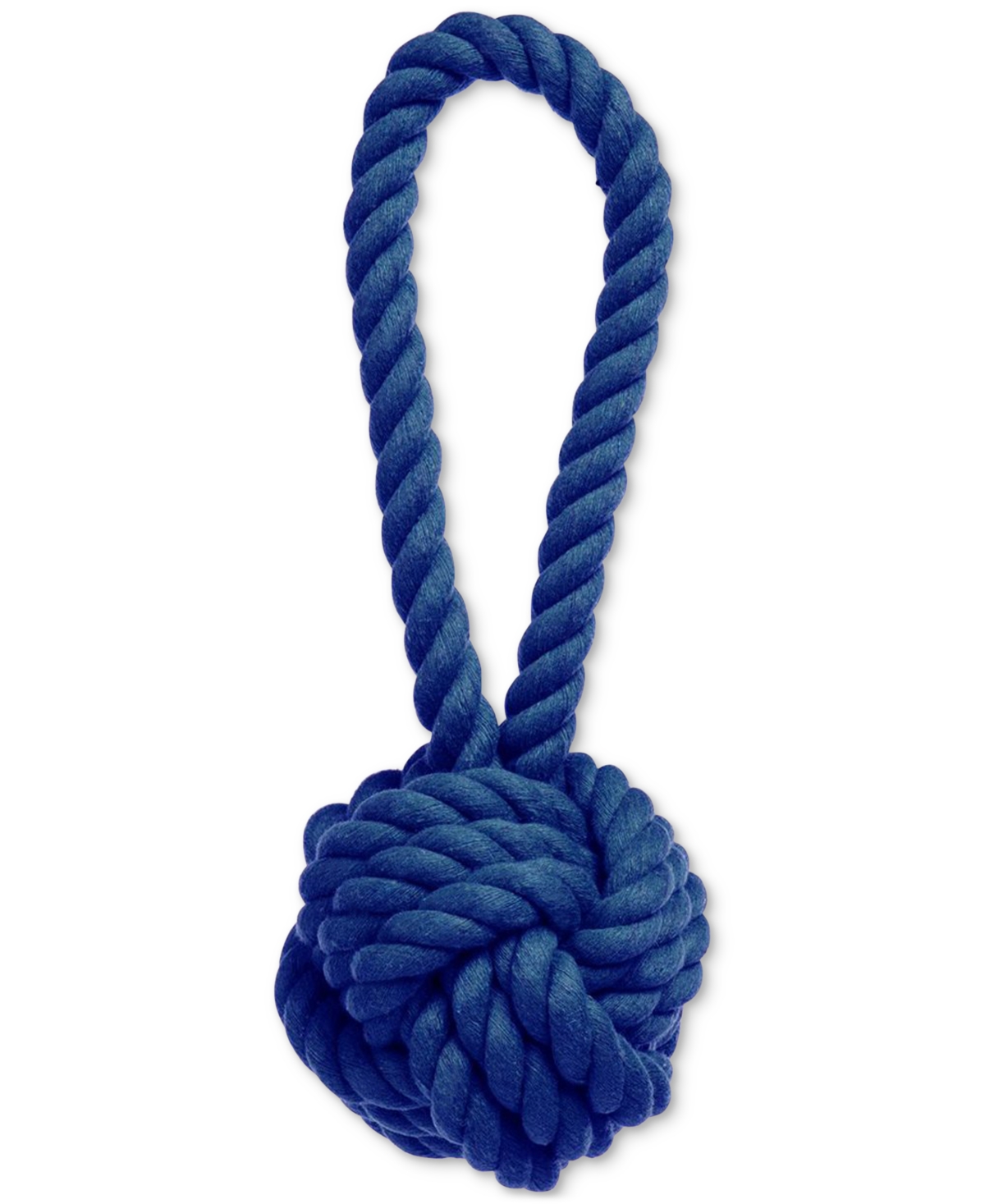 Celtic Knot Rope Dog Toy, Blue - Blue