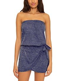 Beach Date Crossover Bandeau Cover-Up Dress