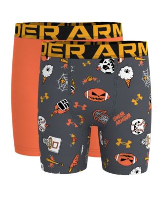 Big Boys Halloween Sports and Solid Boxer Briefs Set, Pack of 2