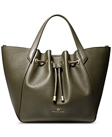 Phoebe Large Leather Grab Tote