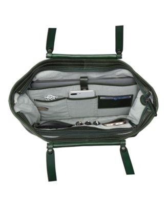 Women's Genuine Leather Holly Leaf Tote Bag