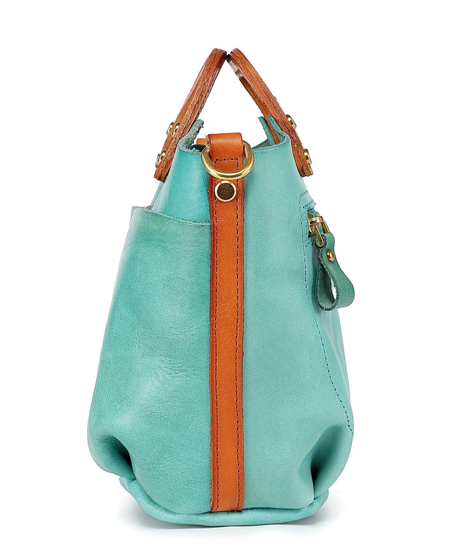 Women's Genuine Leather Sprout Land Mini Tote Bag