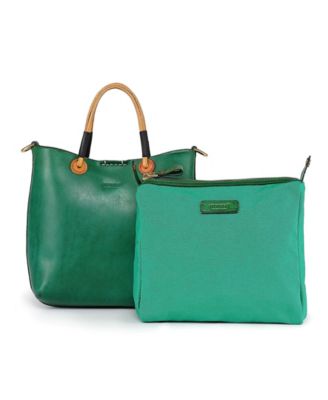 Women's Genuine Leather Outwest Mini Tote Bag