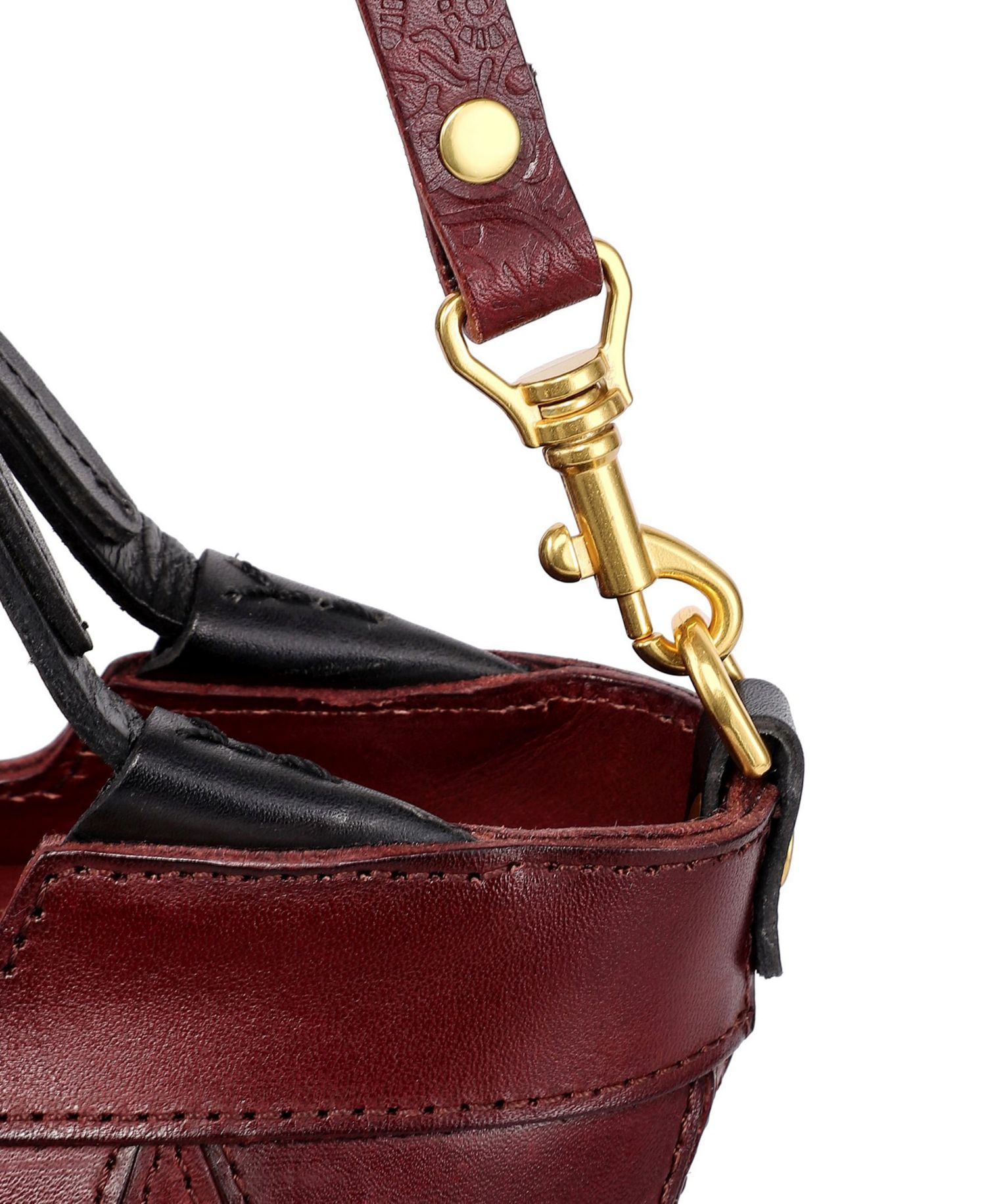 Primrose Mini Leather Crossbody Tote Bag