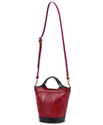 Primrose Mini Leather Crossbody Tote Bag