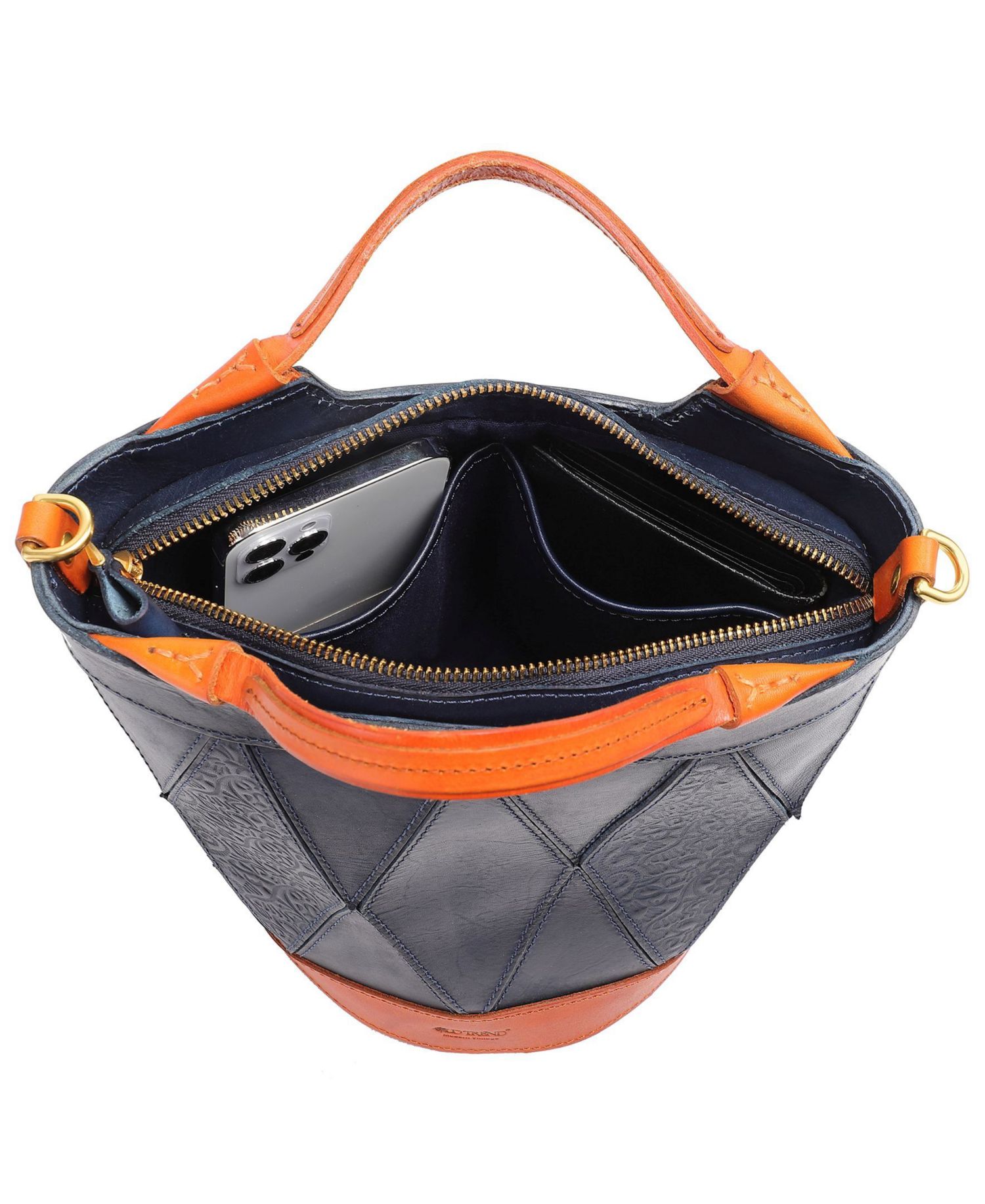 Primrose Mini Leather Crossbody Tote Bag