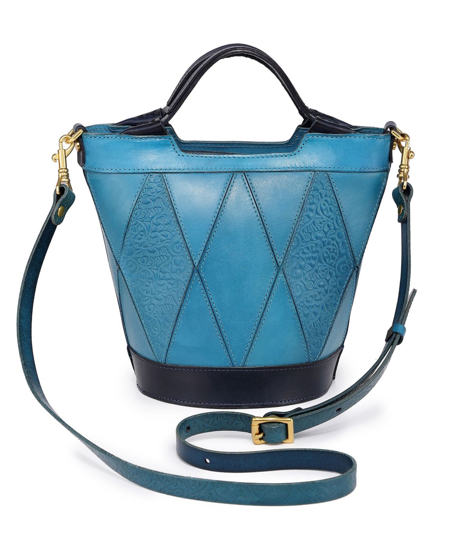 Primrose Mini Leather Crossbody Tote Bag