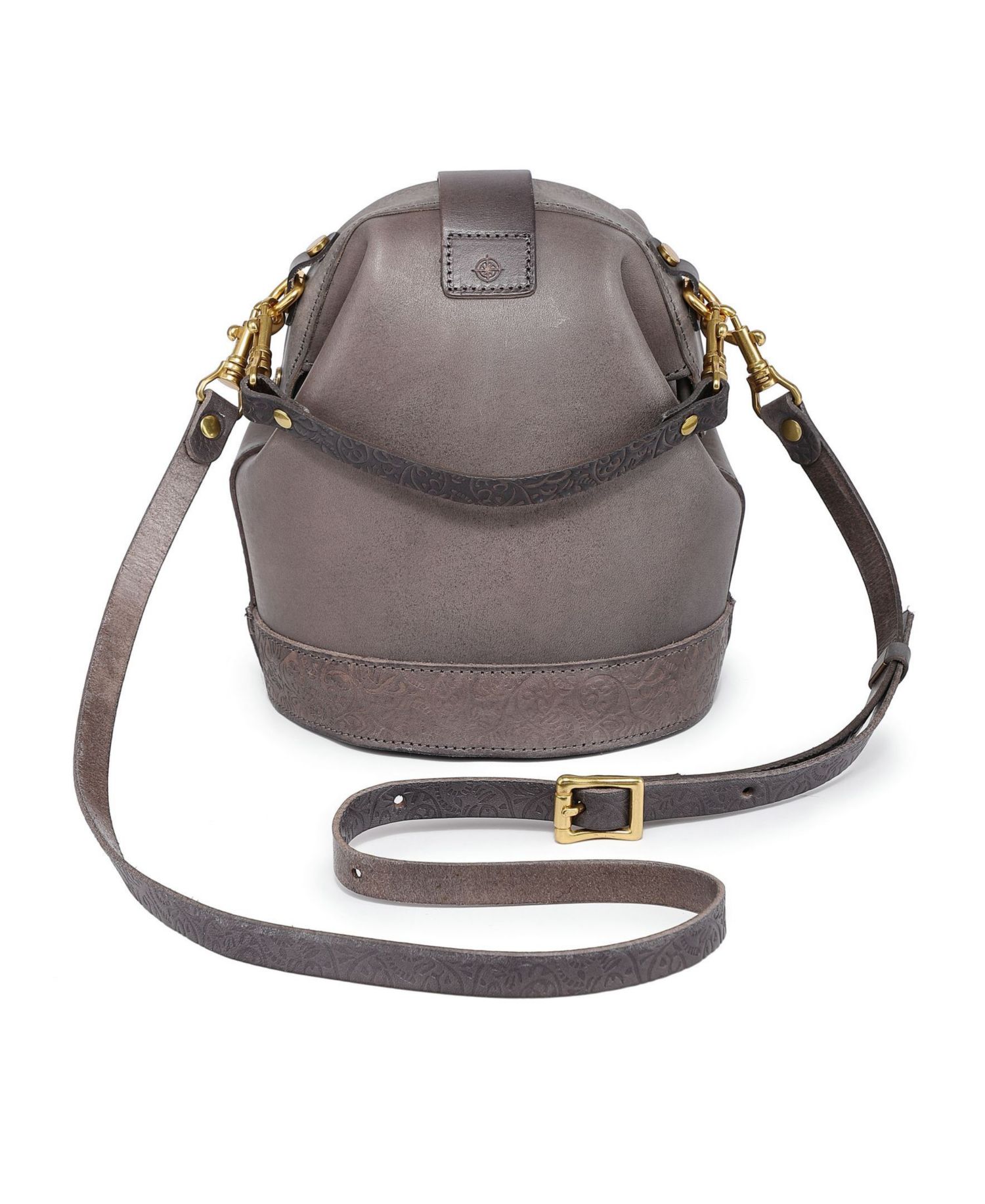 Doctor Mini Leather Bucket Crossbody Bag