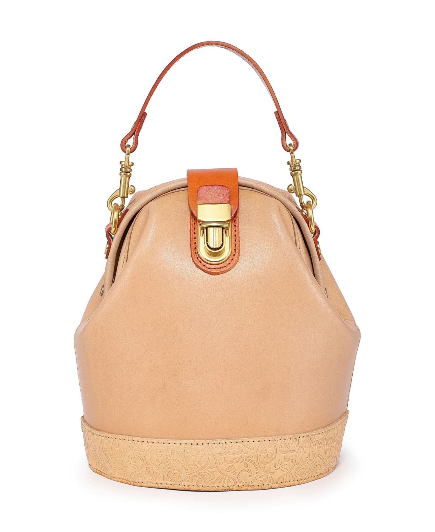 Doctor Mini Leather Bucket Crossbody Bag