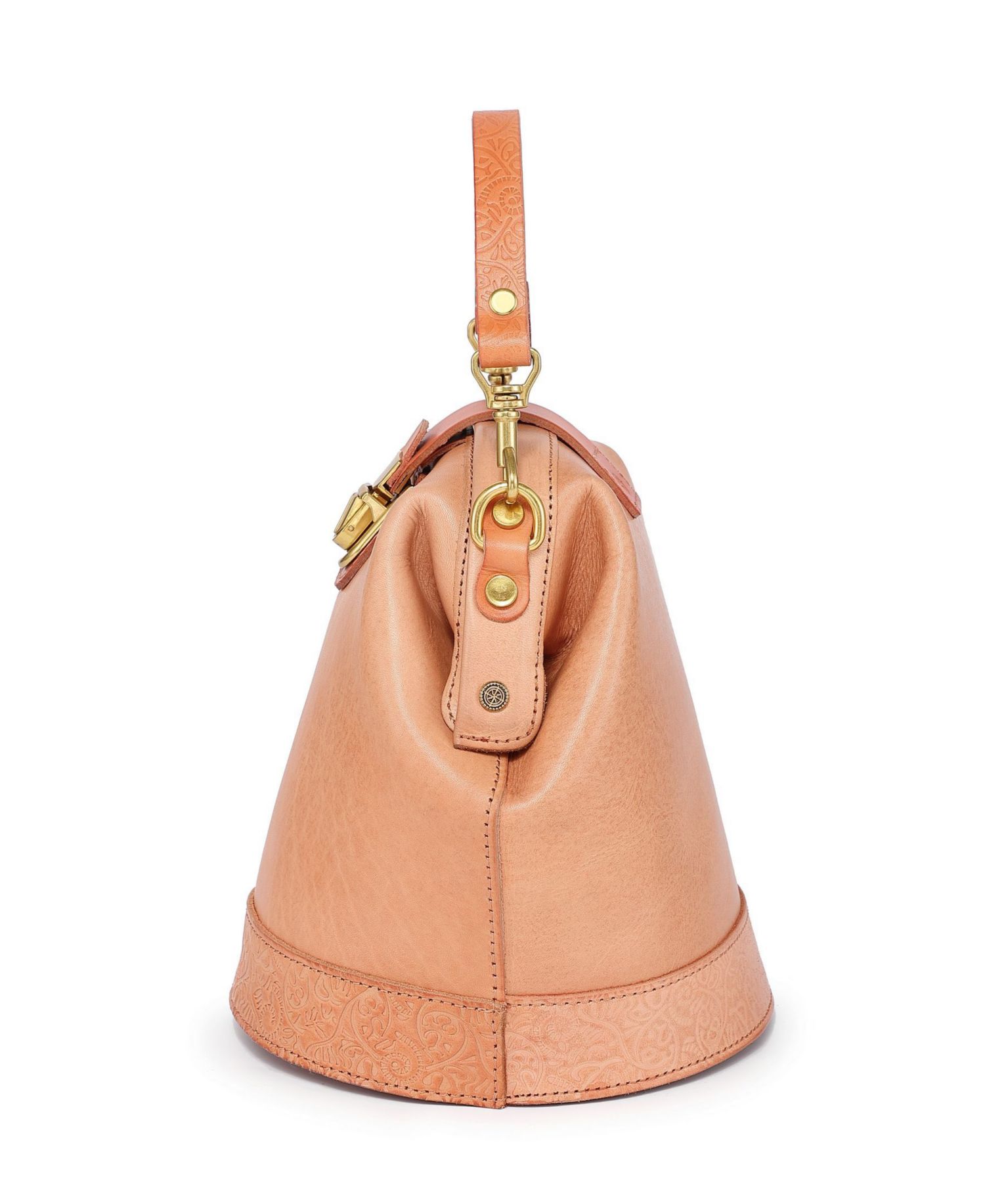 Doctor Mini Leather Bucket Crossbody Bag