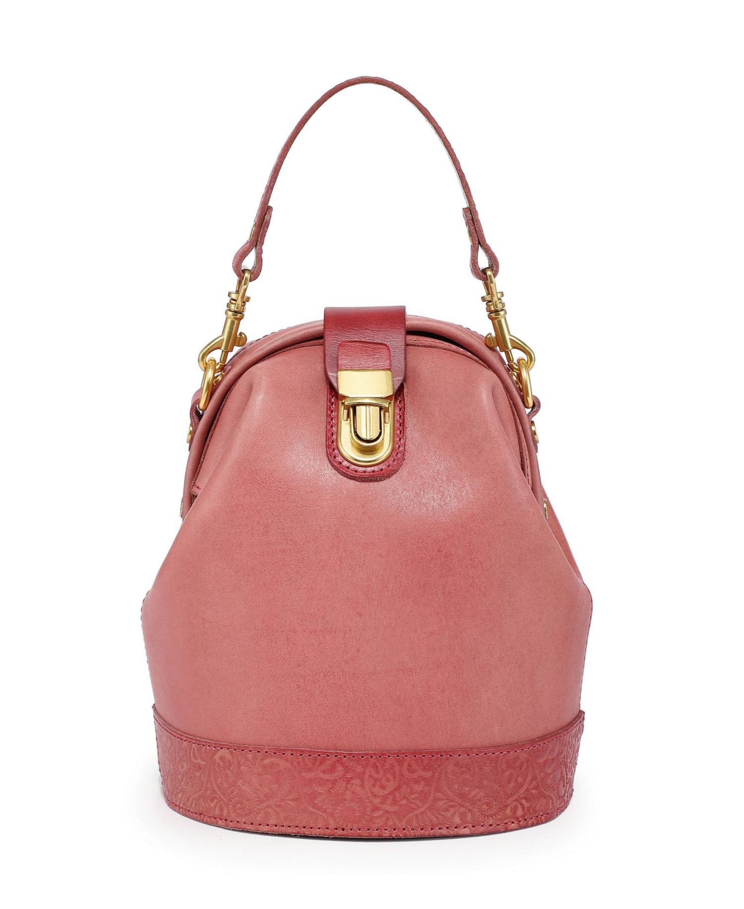 Doctor Mini Leather Bucket Crossbody Bag