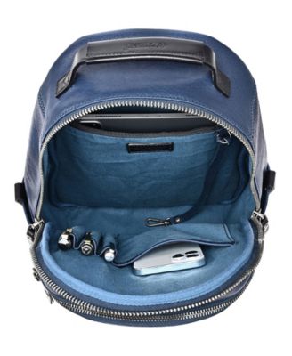 Sun-Wing Small Leather Backpack