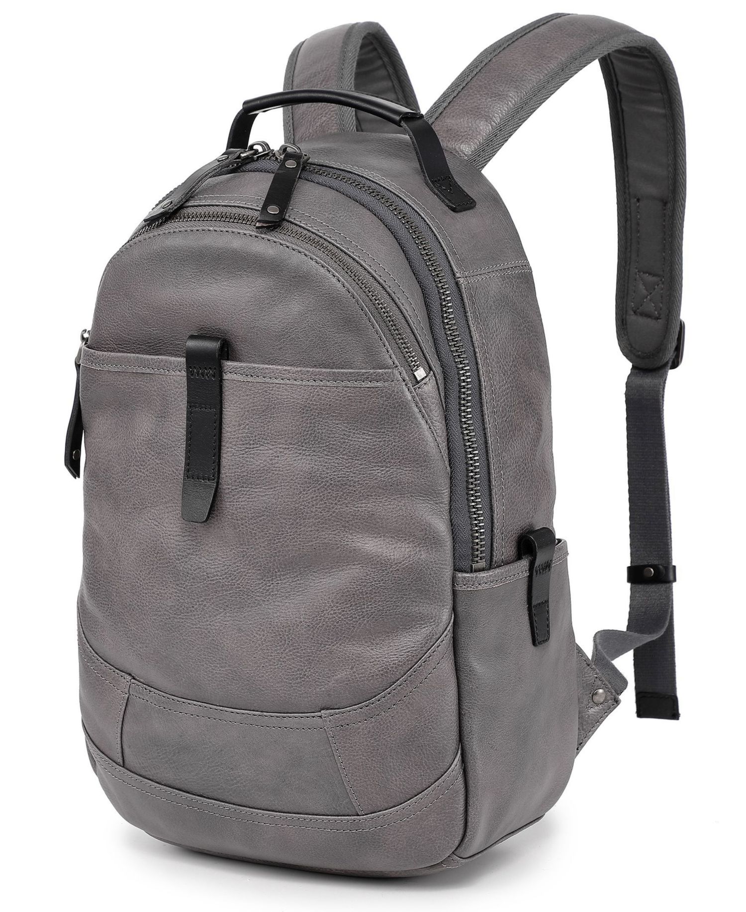 Sun-Wing Small Leather Backpack