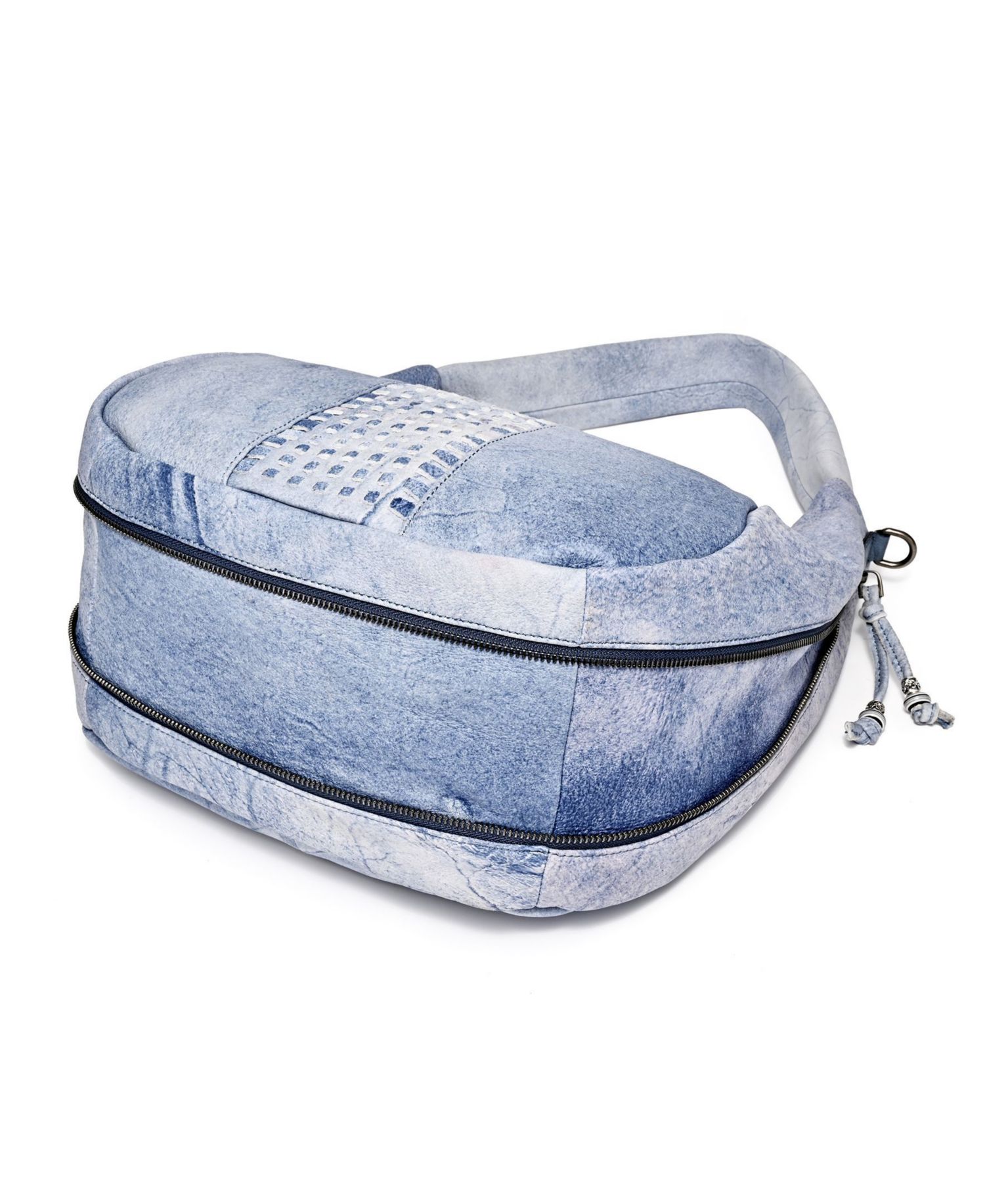 Genuine Leather Dorado Medium Expandable Hobo Handbag