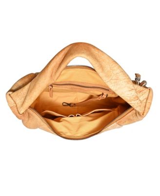 Women's Genuine Leather Dorado Expandable Hobo Bag