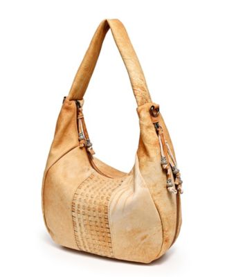 Women's Genuine Leather Dorado Expandable Hobo Bag