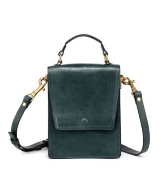 Women's Genuine Leather Basswood Crossbody Bag