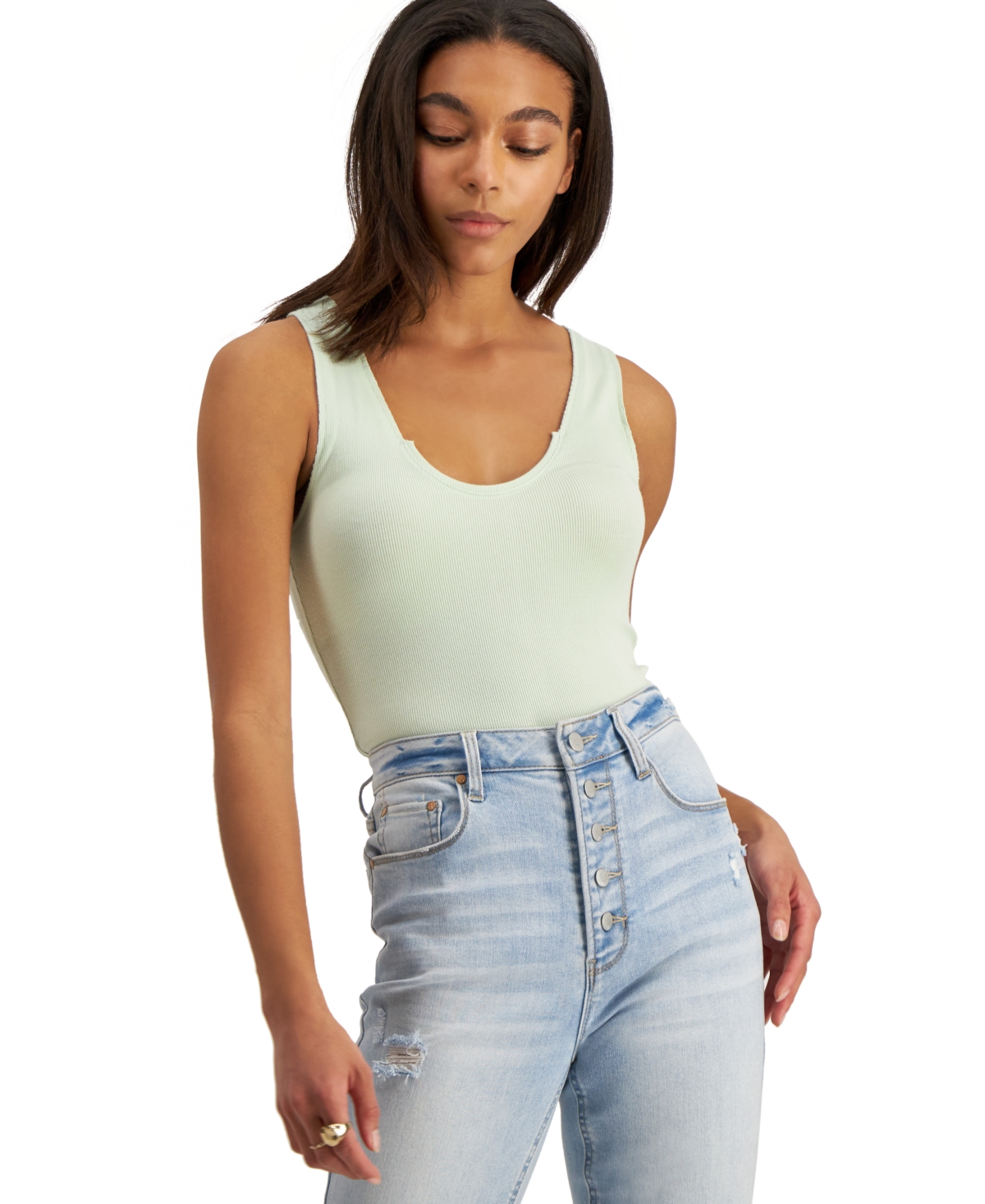 Shop Nia Hero Tank Top In Mint