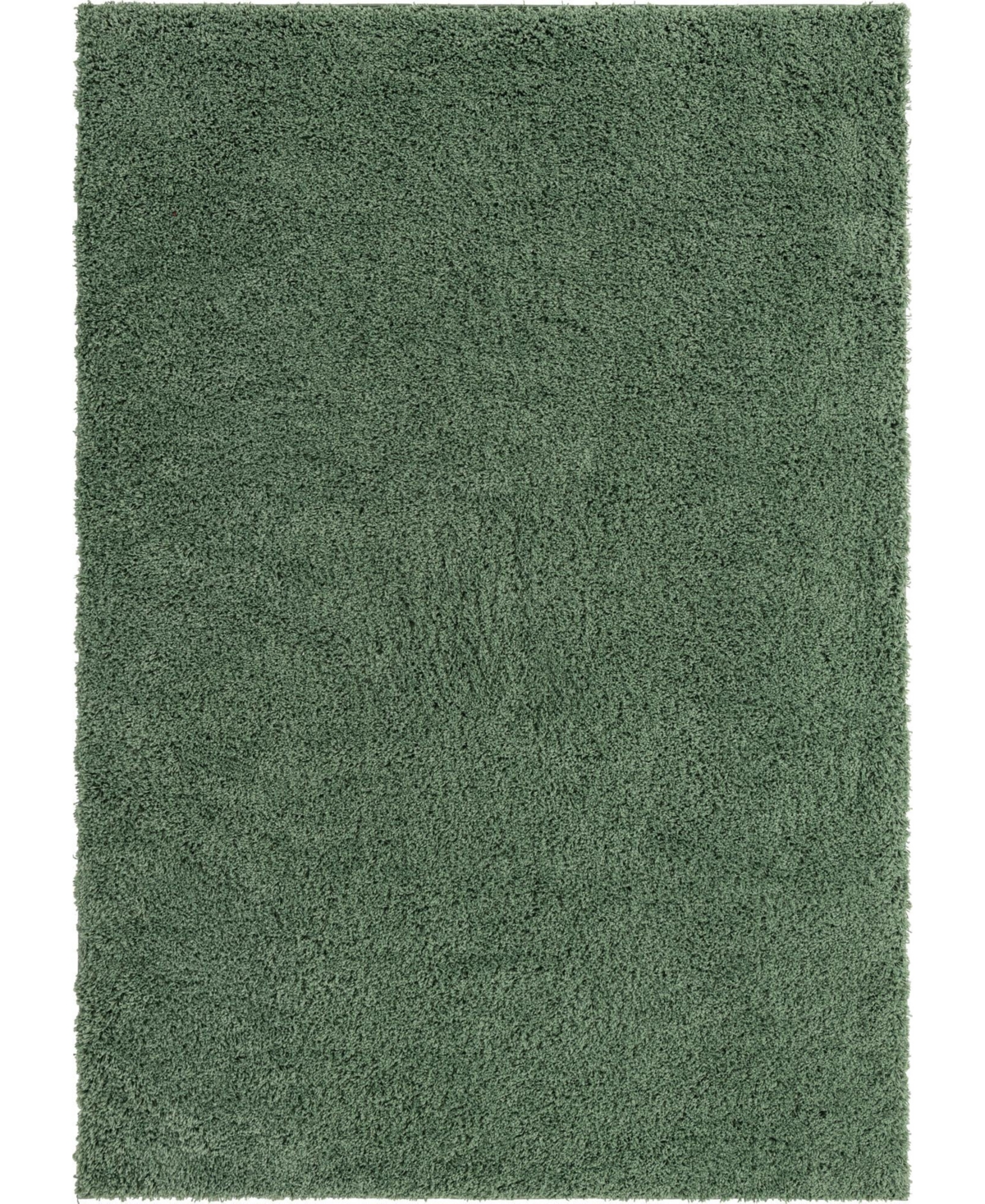 Bayshore Home Always Shag Solid 7' x 10' Area Rug - Green