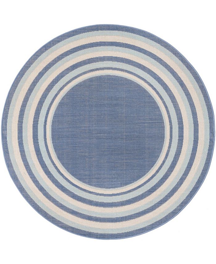 Bayshore Home Chapman Guyana 5' x 5' Round Area Rug Macy's