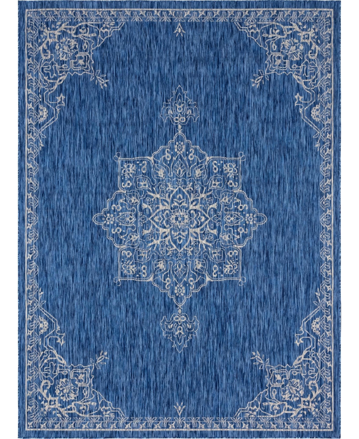 Bayshore Home Outdoor Bh Pashio Traditional Ii Antique 7' X 10' Area Rug In Blue