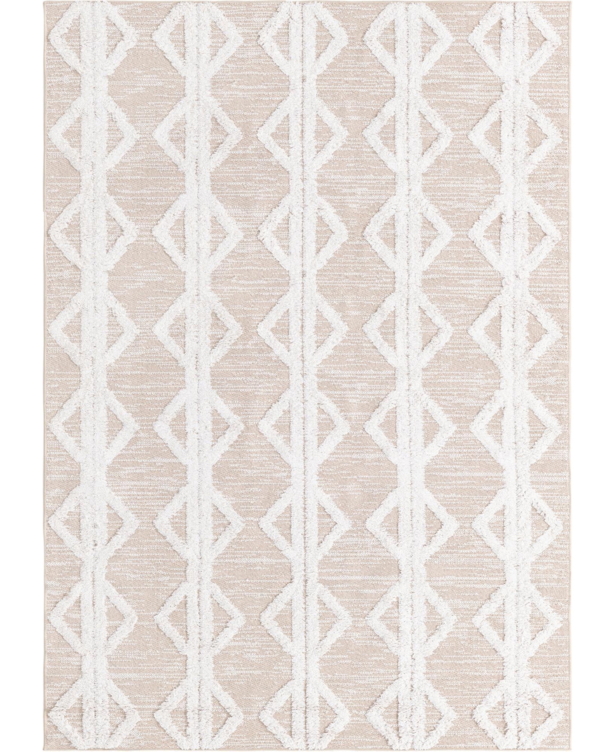 Sabrina Soto Casa Palma 6'4in x 9' Area Rug - Beige