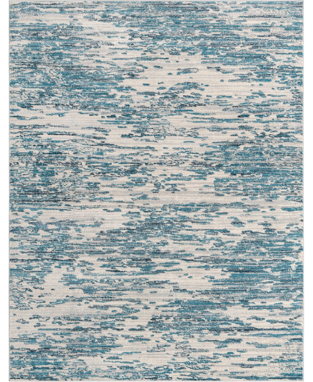Bayshore Home Refuge Water 8' X 10' Area Rug In Blue