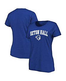 Women's Royal Seton Hall Pirates Campus T-shirt