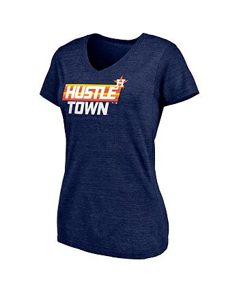 Fanatics Women's Navy Houston Astros Hometown Hustle Town Tri-Blend V-Neck  T-shirt - Macy's