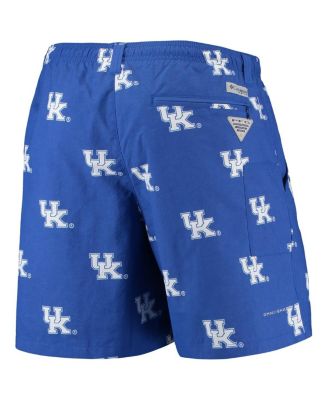 Men's PFG Royal Kentucky Wildcats Backcast LI 6" Omni-Shade Hybrid Shorts