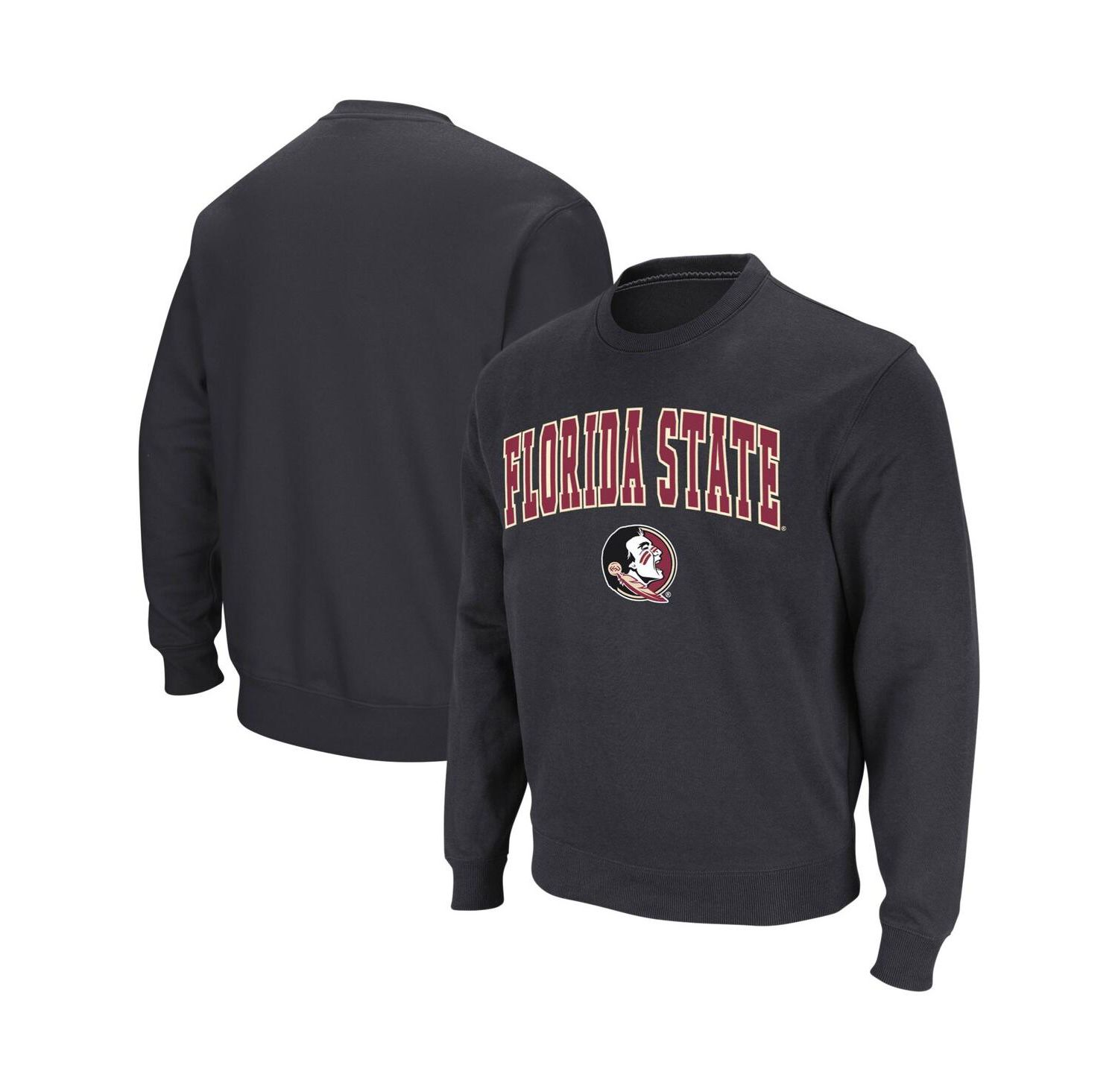 Men's Florida State Seminoles Arch & Logo Tackle Twill Pullover Sweatshirt