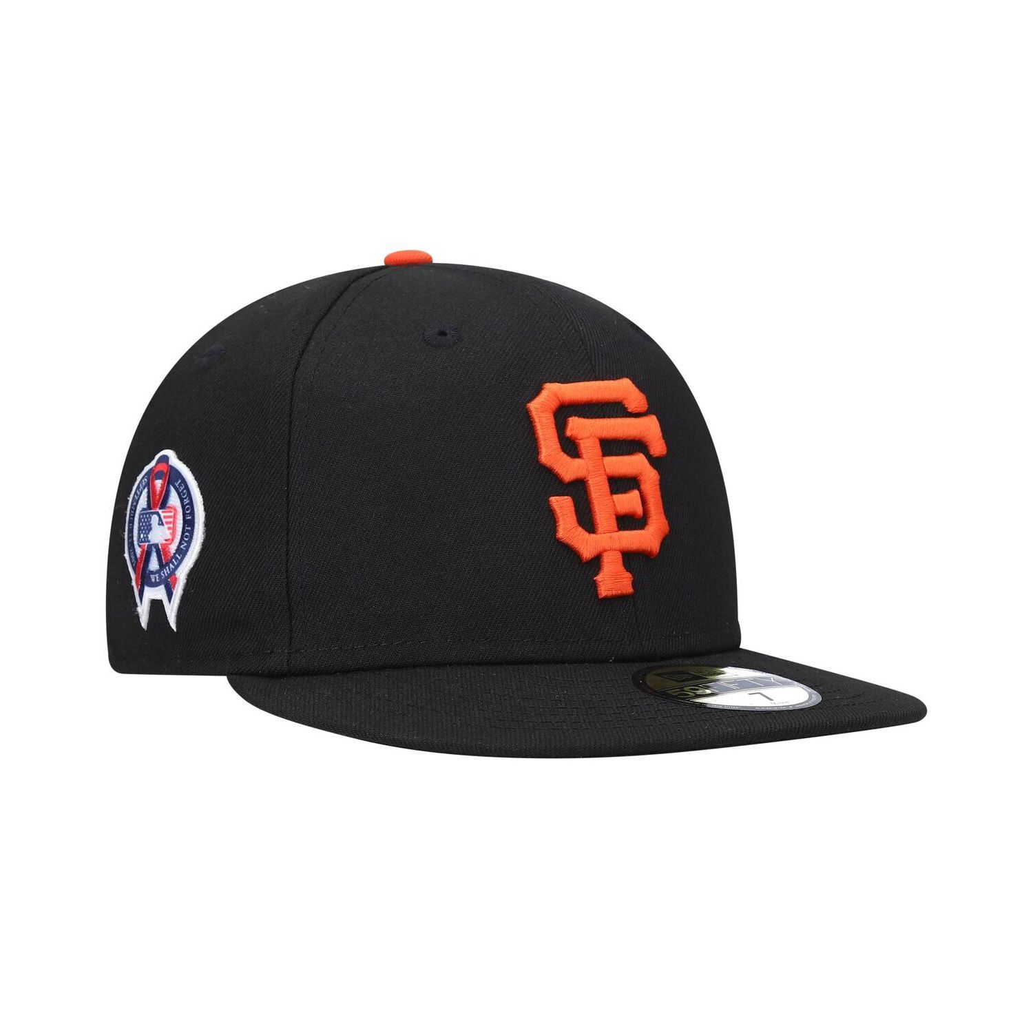 Men's Black San Francisco Giants 9/11 Memorial Side Patch 59Fifty Fitted Hat