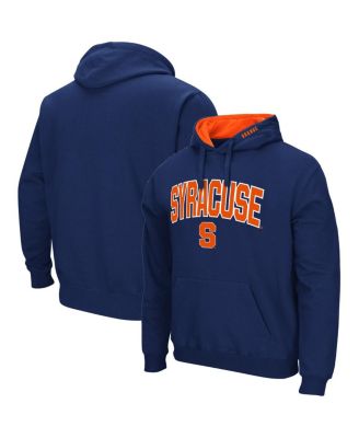 Men's Navy Syracuse Orange Arch and Logo 3.0 Pullover Hoodie
