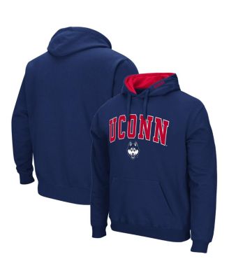 Mens Colosseum Navy UConn Huskies Arch and Logo 30 Pullover Hoodie 7490₽