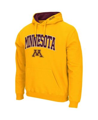 Men's Gold Minnesota Golden Gophers Arch and Logo 3.0 Pullover Hoodie