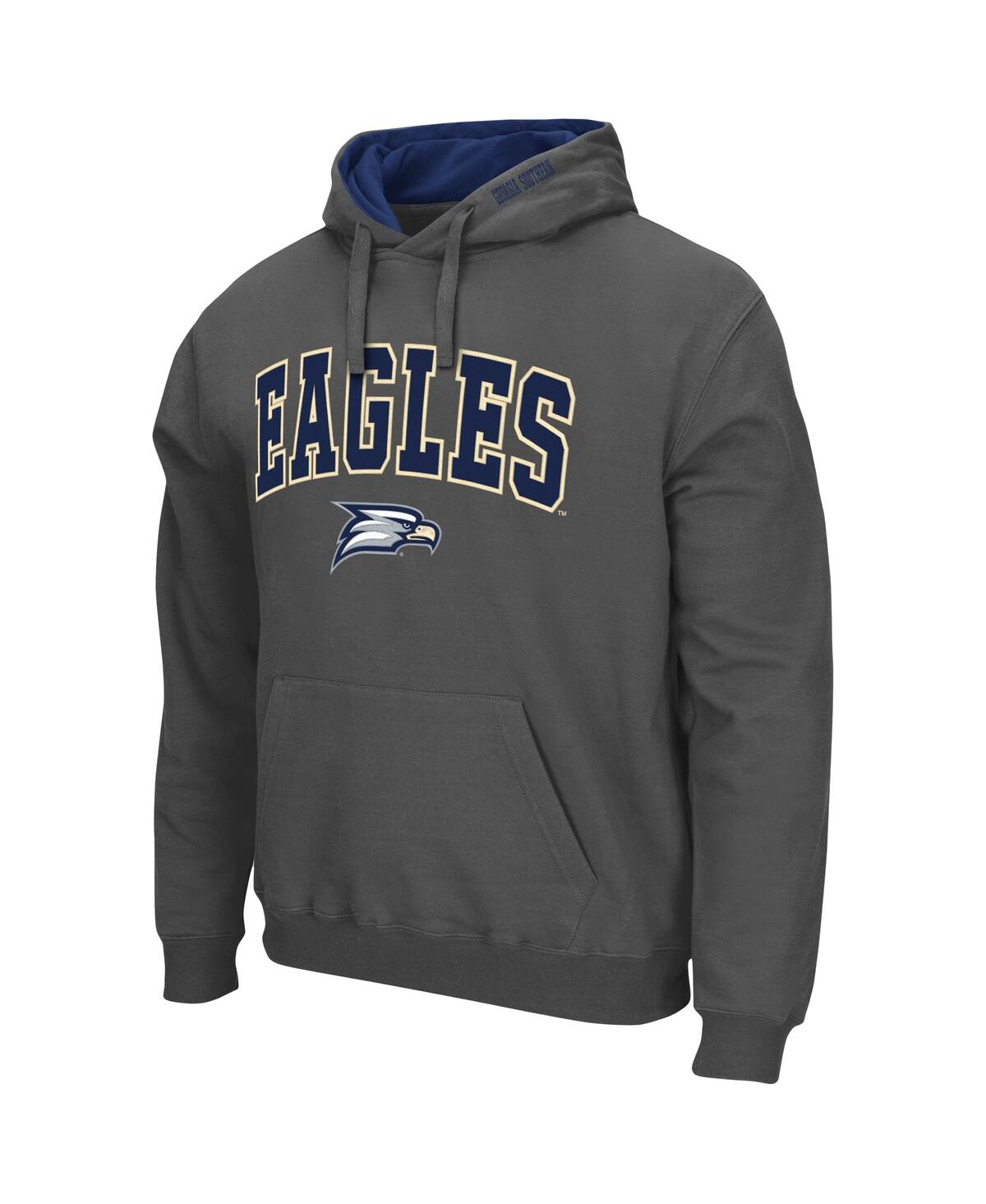 Colosseum Navy Georgia Southern Eagles Arch And Logo Pullover Hoodie In Navy